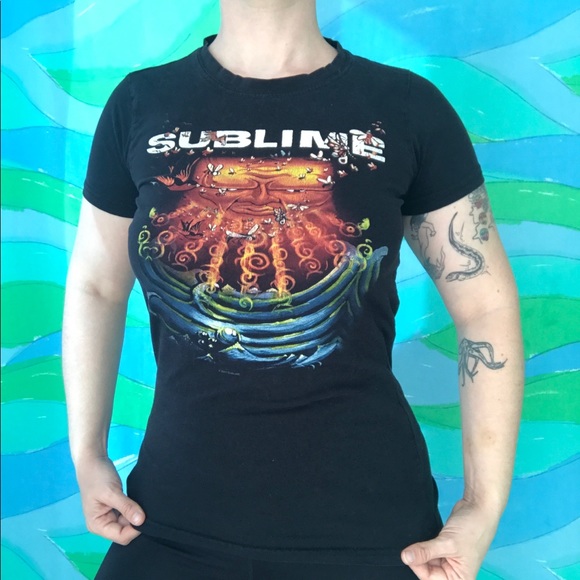SUBLIME black reprint band tee - Picture 3 of 4